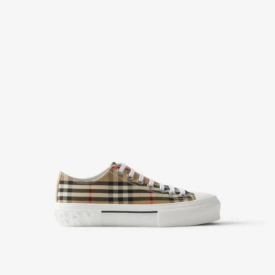 Vintage Check Cotton Sneakers | Burberry (US)