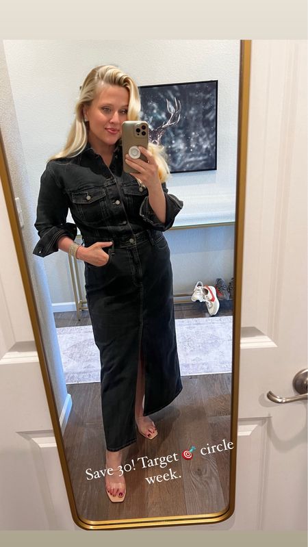 ✨Tap the bell above for daily elevated Mom outfits.

From brunches to casual hangouts, this Long-Sleeve Denim Maxi Dress from Universal Thread™ makes a go-to pick for any occasion. The denim maxi dress sports a pointed collared neckline with a front button-down, long sleeves with buttoned cuffs and a back yoke for a smart look that's perfect for a variety of occasions. It's made from soft, stretchy poplin fabric with lining for all-day comfort, while front slit lends pretty movement to your look. Plus, the front, back and coin pockets add space for stashing small on-the-go essentials.

"Helping You Feel Chic, Comfortable and Confident." -Lindsey Denver 🏔️ 


Easter dress Spring outfits Home decor Vacation outfits Living room decor Travel outfits Spring dress    Wedding Guest Dress  Vacation Outfit Date Night Outfit  Dress  Jeans Maternity  Resort Wear  Home Spring Outfit  Work Outfit
#Nordstrom  #tjmaxx #marshalls #zara  #viral #h&m   #neutral  #petal&pup #designer #inspired #lookforless #dupes #deals  #bohemian #abercrombie    #midsize #curves #plussize   #minimalist   #trending #trendy #summer #summerstyle #summerfashion #chic  #black #samba  #sneakers #adidas  



#LTKfindsunder50 #LTKover40 #LTKxTarget