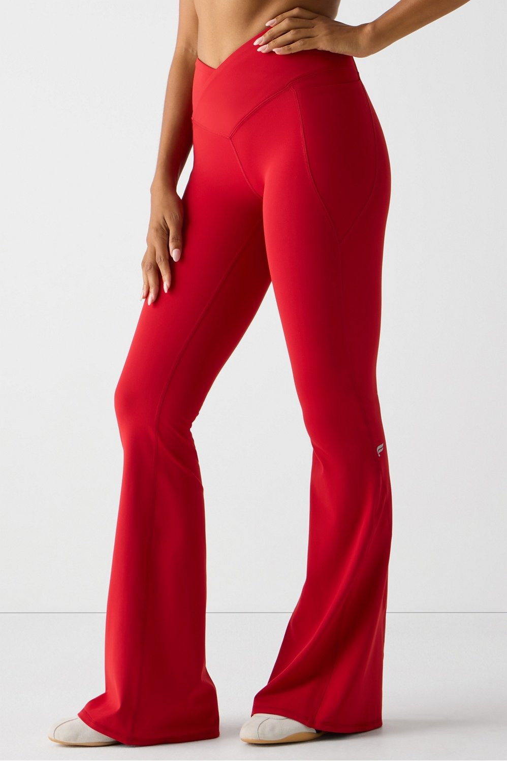 Oasis PureLuxe High-Waisted Crossover Flare | Fabletics