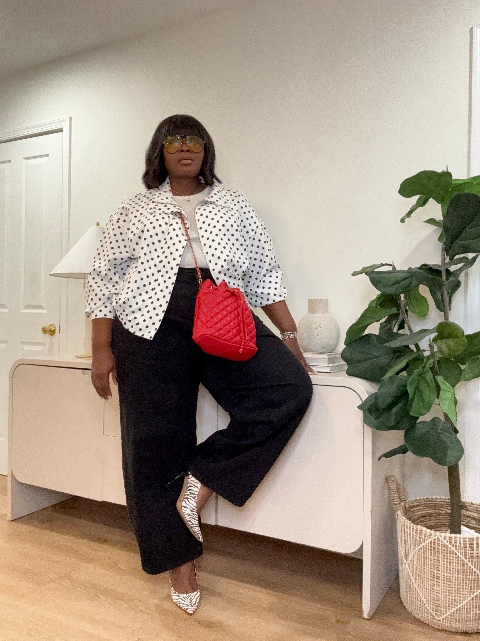 Too hot for layers… too cool for barely-there outfits… and somehow I still want to look put together without overthinking it. Perfect for errands, lunch dates, casual office days, or those “I want to look cute but comfortable” moments. #SummerStyle #CasualChic #WideLegPants #PolkaDotStyle #PlusSizeFashion #LTKStyle #EverydayOutfit #SummerOutfits #FashionOver40 #ChicStyle

#LTKMidsize #LTKootd #LTKSeasonal