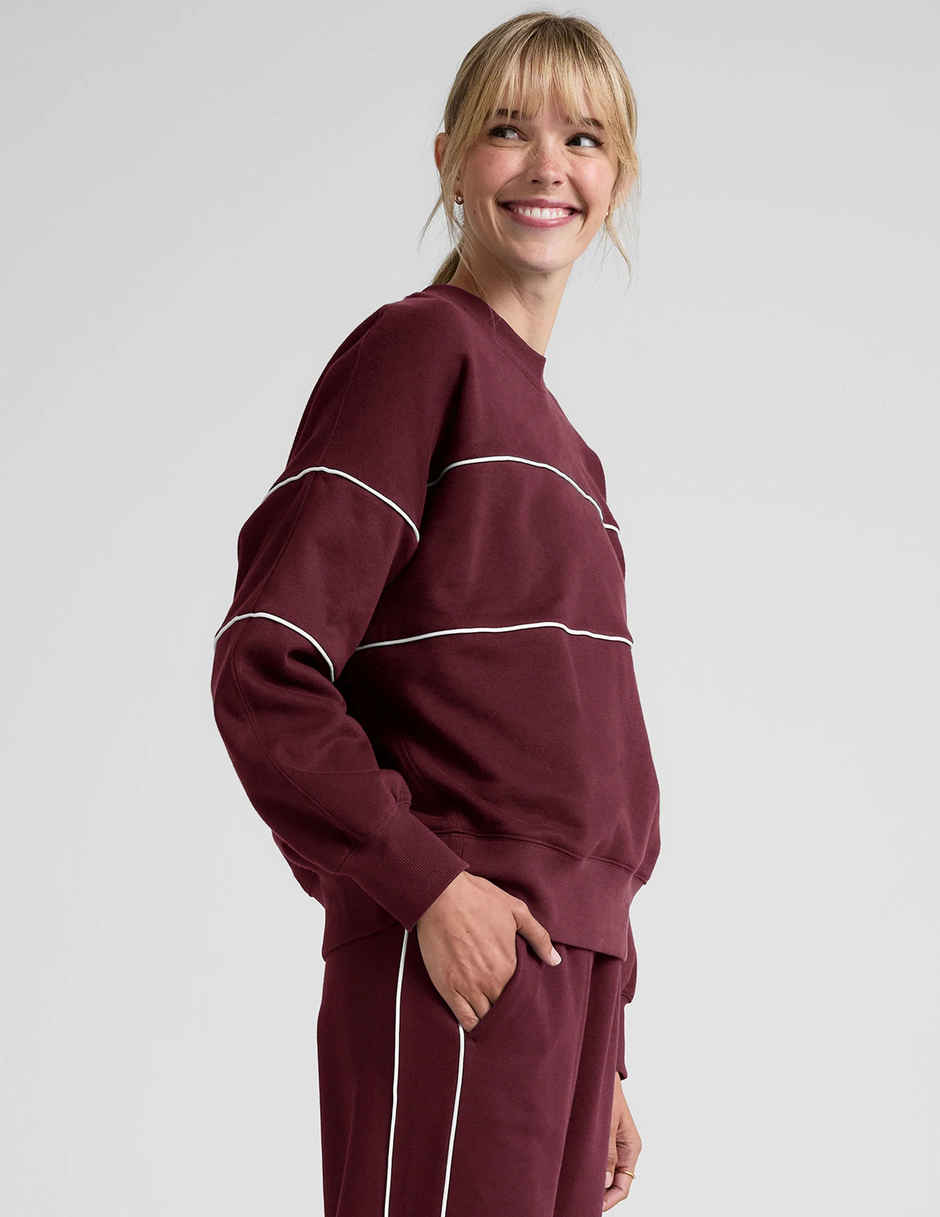 LuxeFleece Piper Oversized Sweatshirt | Beyond Yoga | Beyond Yoga