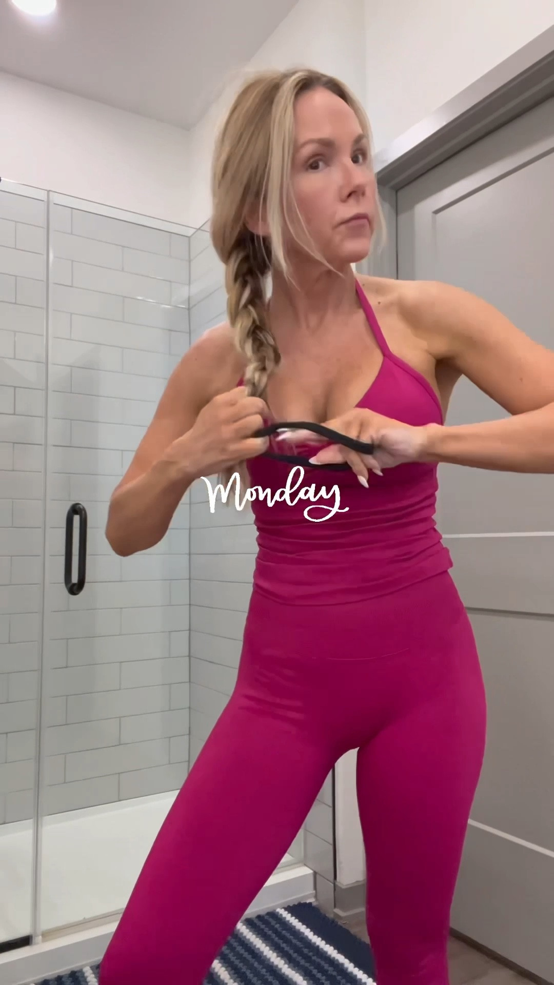 GRWM for my 5 am workout
•
I have these set in two colors.  Cute, comfy & affordable.
•
The top is halter and offers light support, not ideal for high impact type cardio workouts. 
•
#amazonfashion #amazonfitness #fitness #workoutset #affordablefashion #grwm #gym #gymoutfit #gymlooks #gymwear #workout

#LTKmorningroutine #LTKgrwm #LTKfitnessgoals