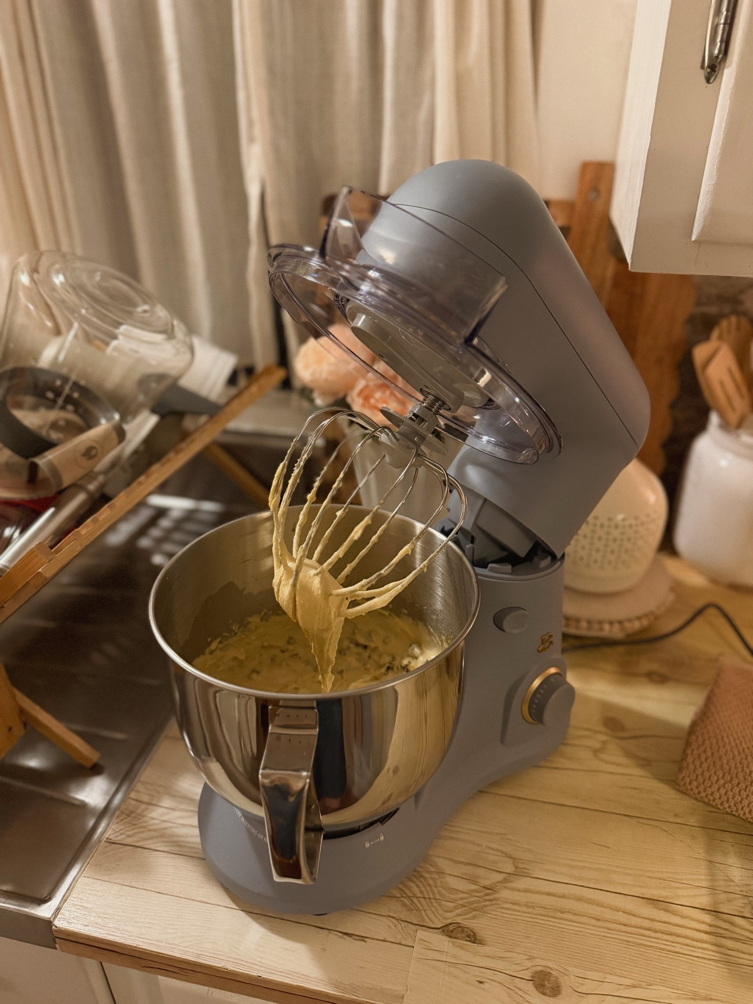 finally got a stand mixer!!! so excited about this 🥹 love this one from Beautiful by Drew Barrymore at Walmart 🤍

#LTKfoodie #LTKHome #LTKmomlife