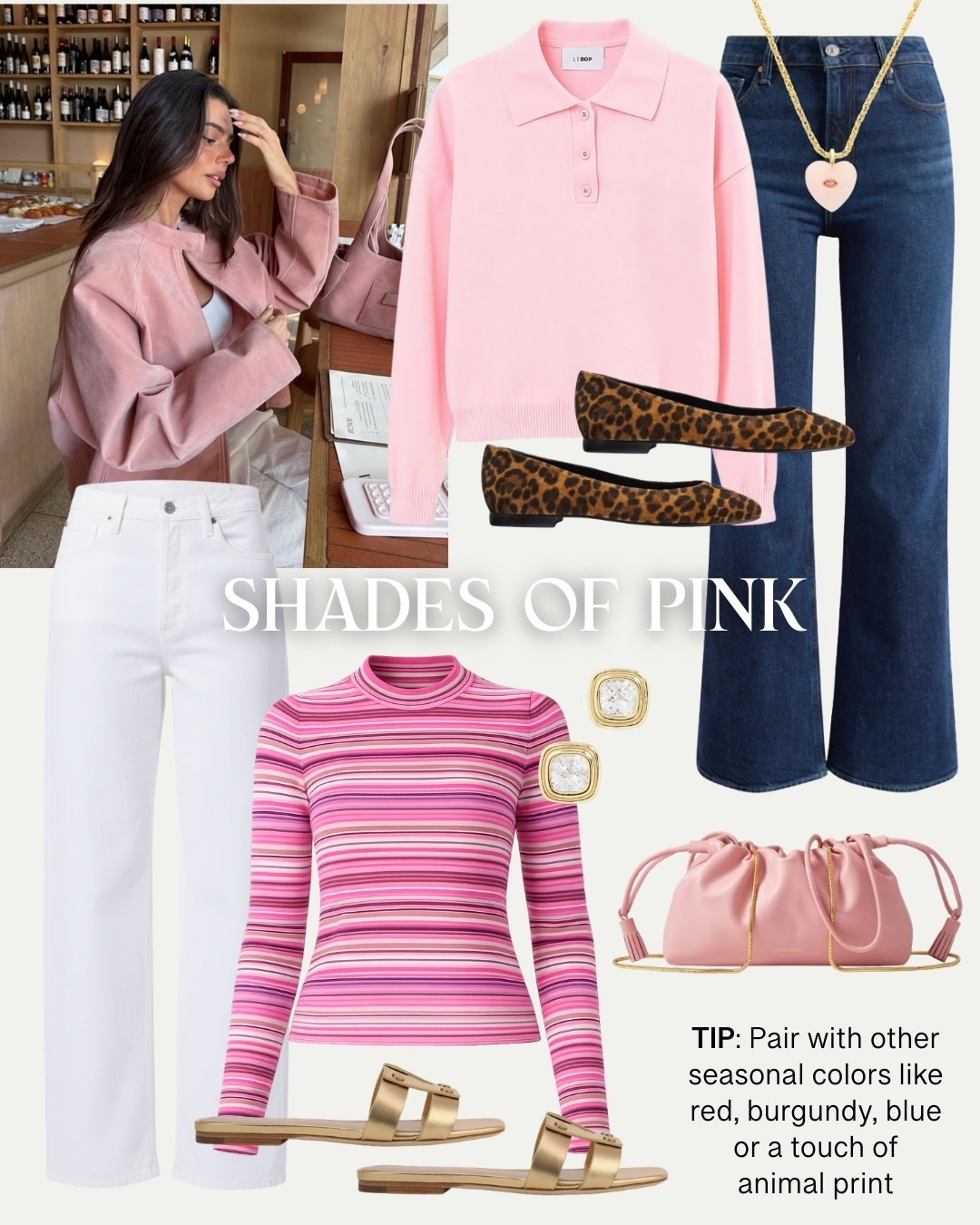 Pink is one of the best color trends of 2026! Soft, pretty pink pairs beautifully with many other colors, especially white, gray, navy and black. It’s very easy to incorporate a piece or two into your weekly rotation! 💕

#LTKSeasonal #LTKootd #LTKOver40