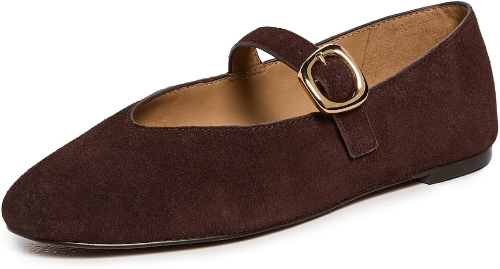 Madewell Womens Remy Puffy Buckle Mary Jane Flat | Amazon (US)