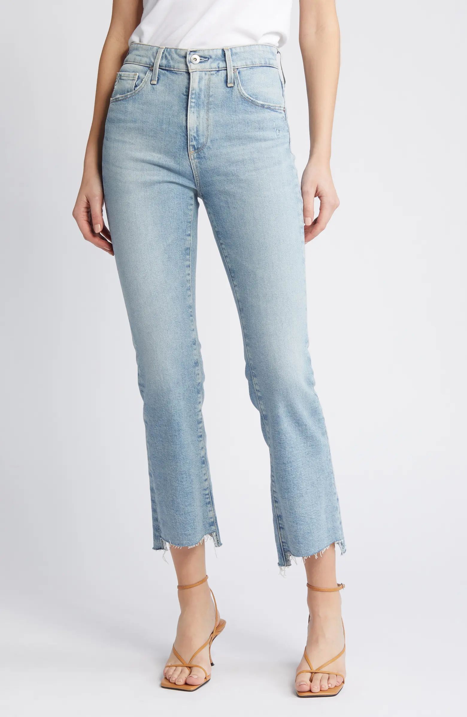 AG Farrah High Waist Crop Bootcut Jeans | Nordstrom | Nordstrom