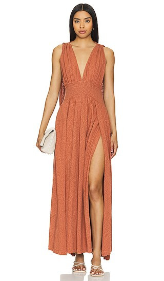 x free-est Selena Maxi Dress in Chutney | Revolve Clothing (Global)