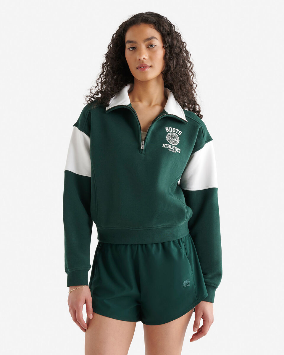 Legacy Crest Half Zip Stein | Roots (CA)
