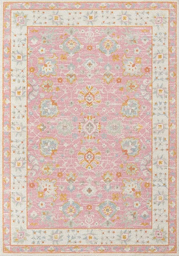 Momeni Anatolia Area Rug, 7 ft 9 in x 9 ft 10 in, Pink | Amazon (US)