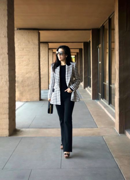 An upbeat twist to a pant suit. Instead of keeping with the traditional black suit, I opted for a pink tweed long blazer. It’s all about making workwear fun, right? 

#LTKunder100 #LTKstyletip #LTKworkwear