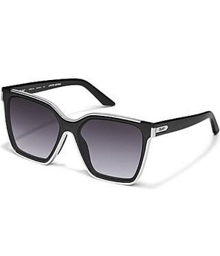 QUAY Women's Level Up Chrome 51mm Square Sunglasses - Silver/Smoke | Dillard's