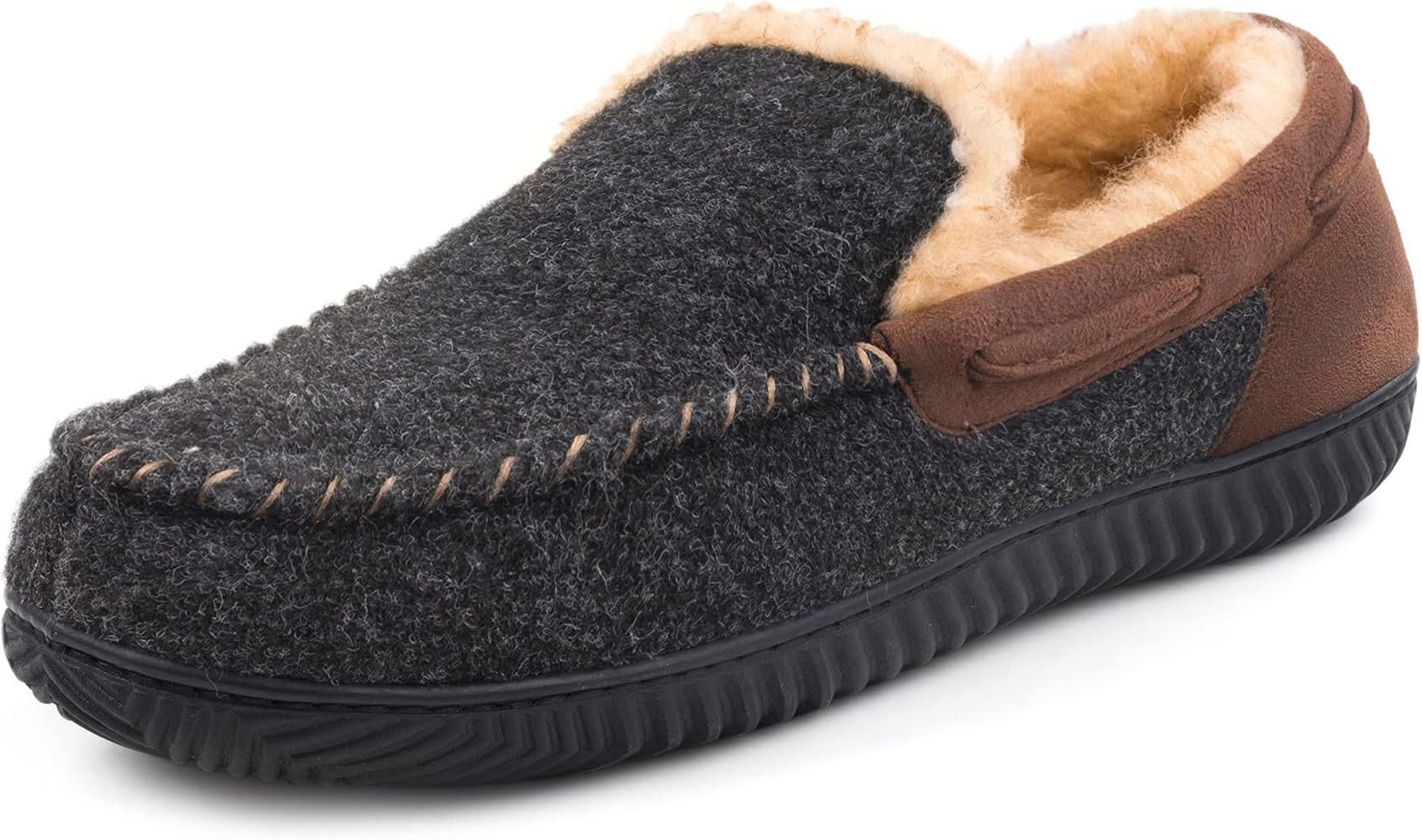 RockDove Men's Hearthfire Memory Foam Moc Slipper | Amazon (US)