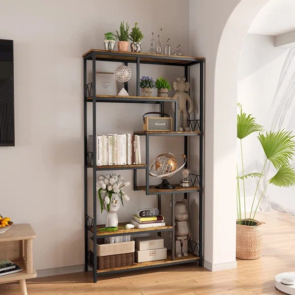 Yonda 71" H x 38.6" W Etagere Bookcase | Wayfair North America