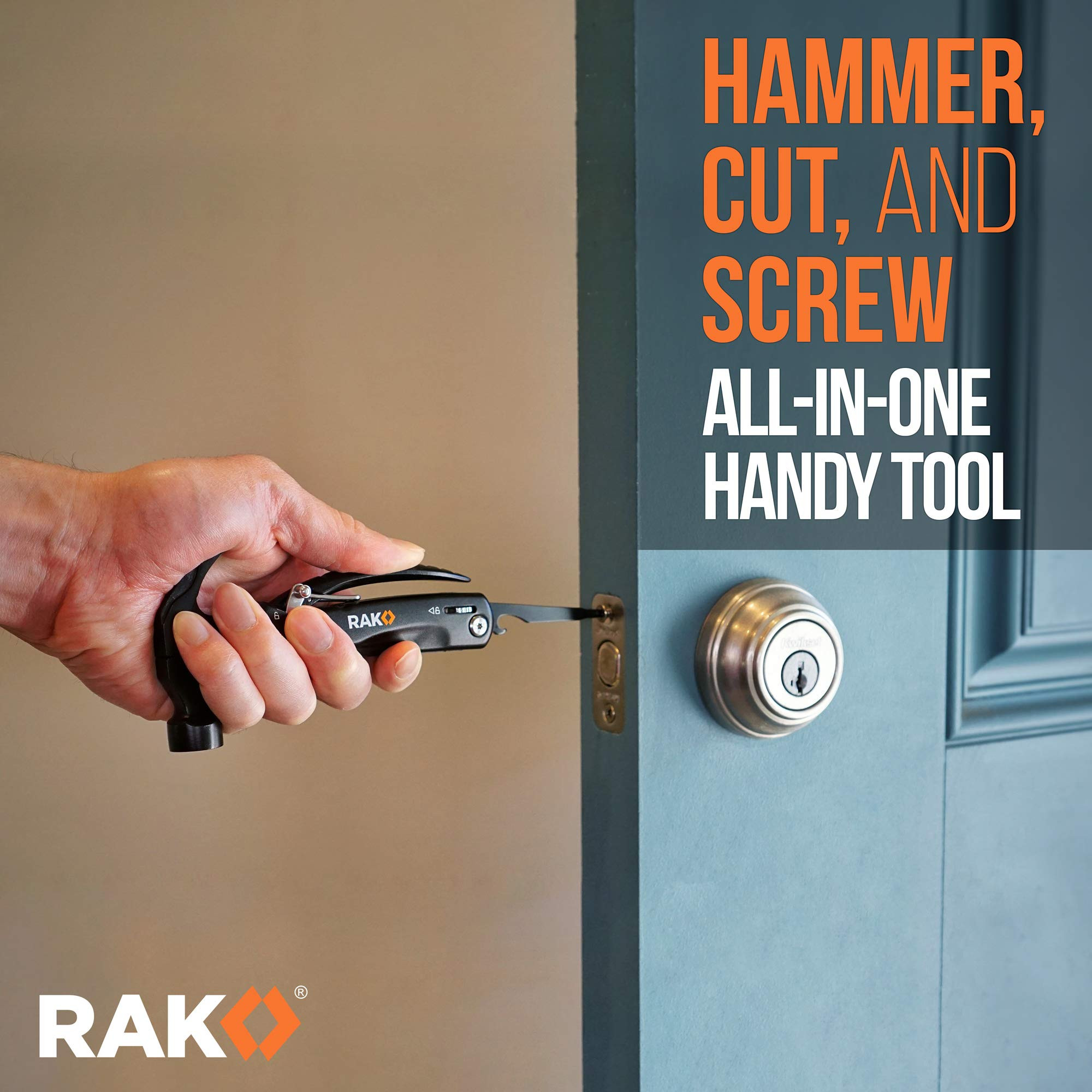 RAK Hammer Multitool BirthdayGifts for Men - Cool Unique Gifts Who Have Everything - Compact DIY ... | Amazon (US)