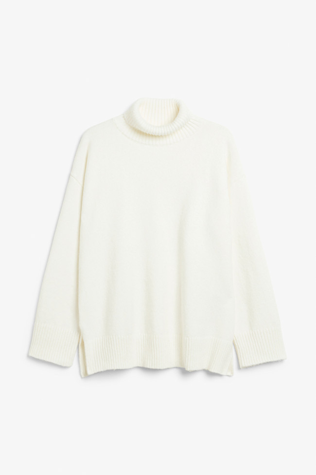 Oversized long sleeve turtleneck sweater | Monki