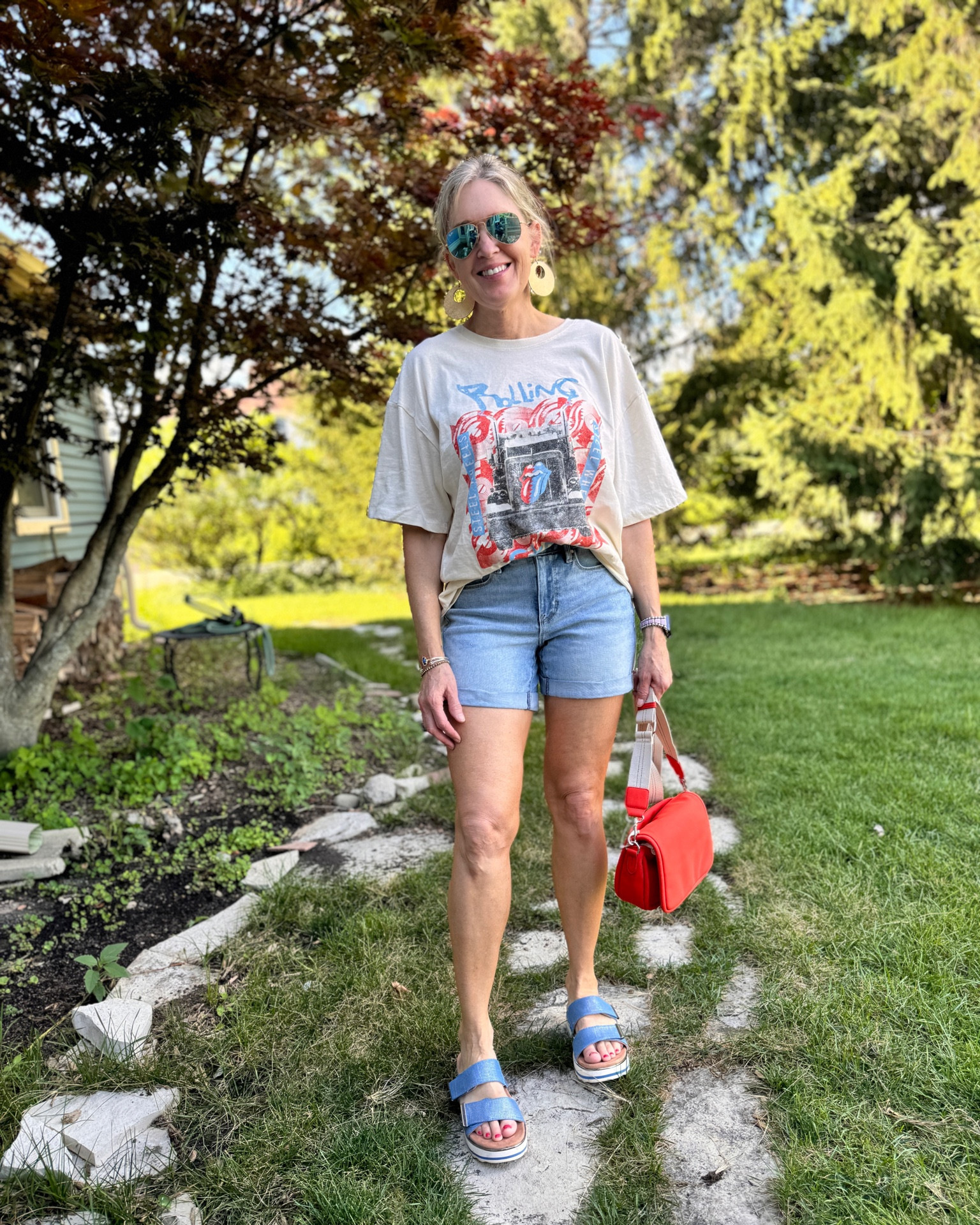 Casual 4th of July outfit. #targetstyle #bandtee #july4thoutfit

#LTKFindsUnder50 #LTKSeasonal #LTKOver40