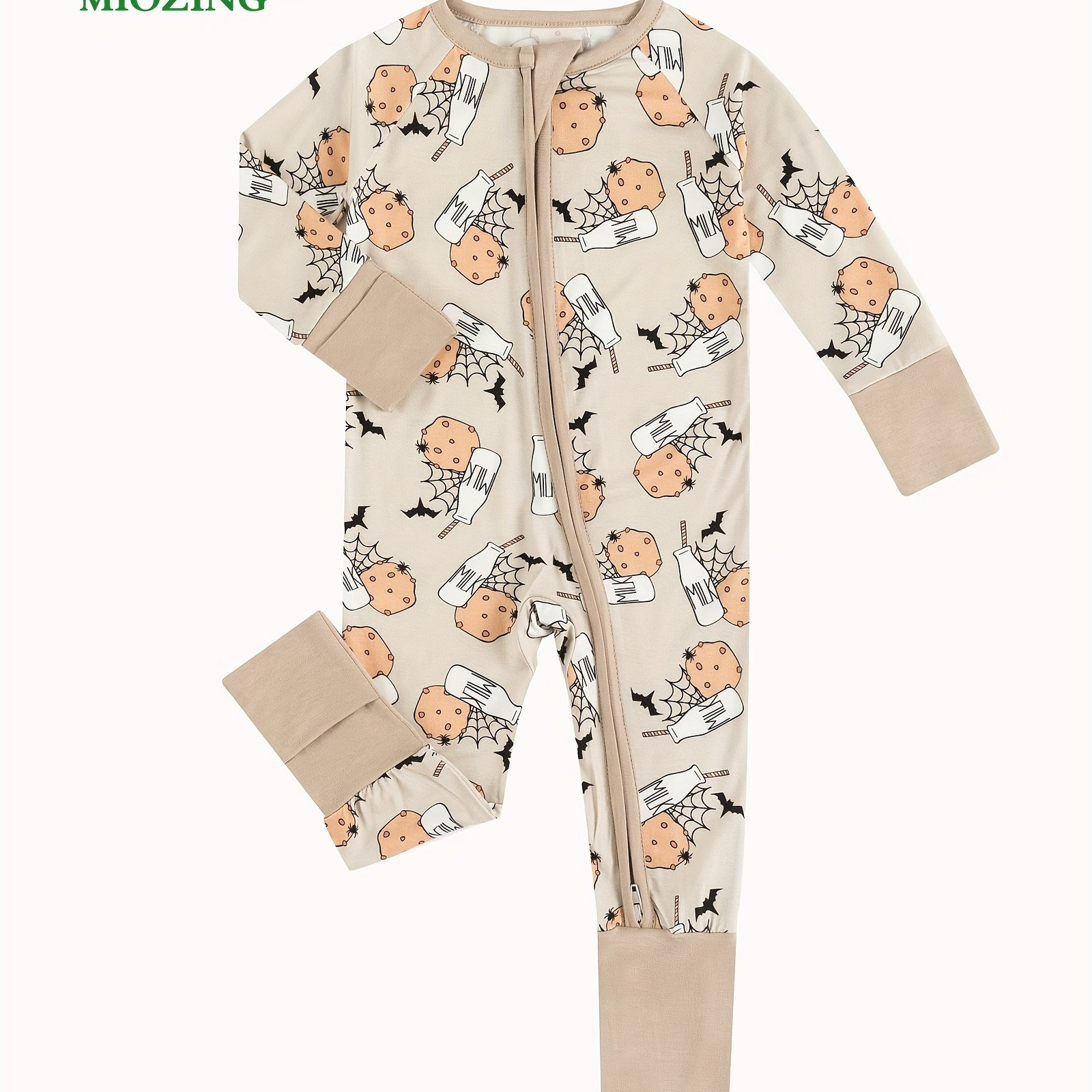 Miozing Baby's Cartoon Halloween Milk Biscuit Pattern Bamboo - Temu | Temu Affiliate Program