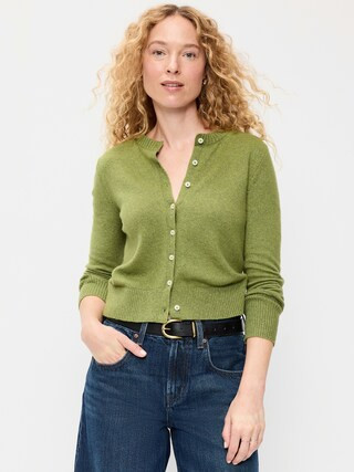 SoSoft Crew-Neck Cardigan Sweater | Old Navy (US)