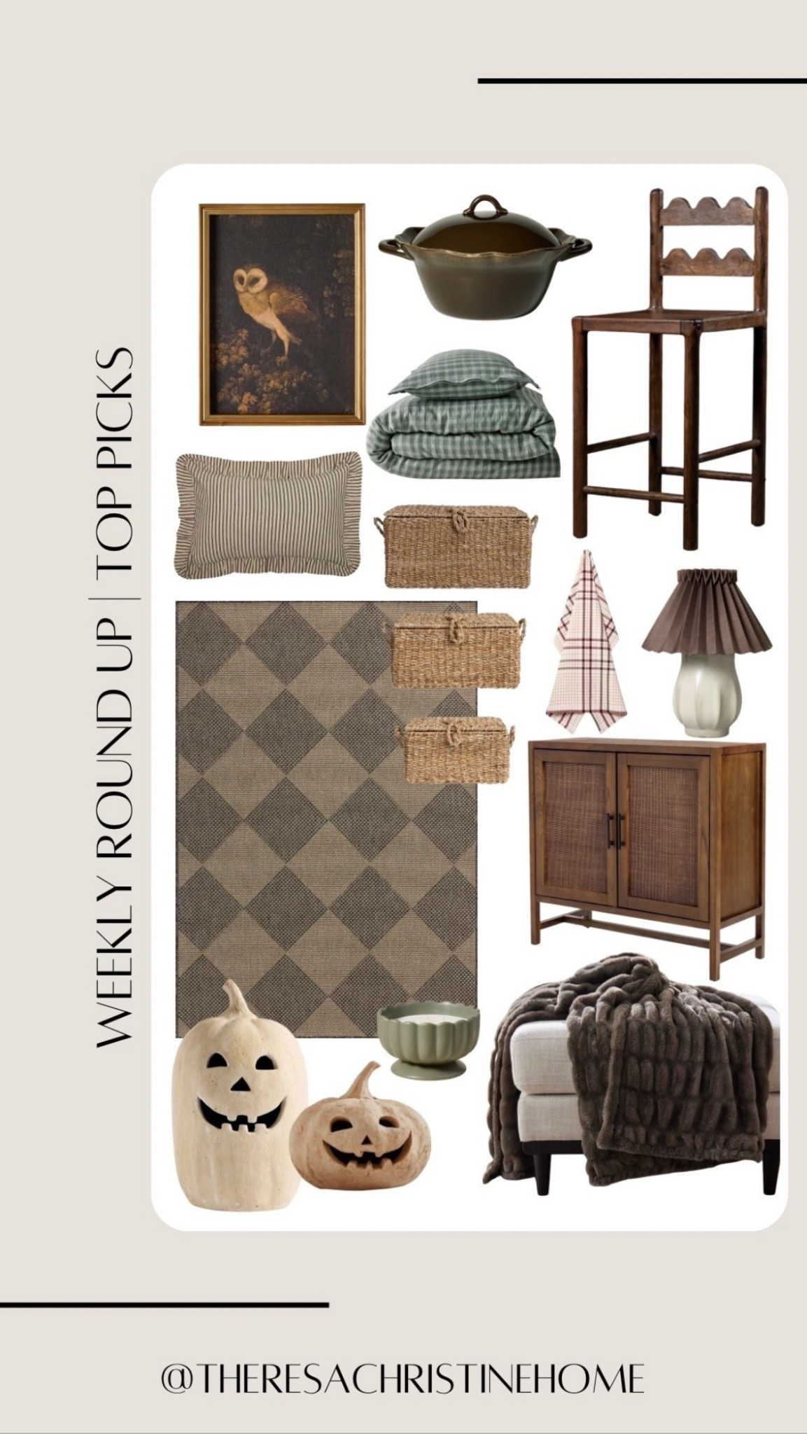 Last week’s best sellers! 

Rug, dresser, candle, lamp, fall home decor 

#LTKFindsUnder100 #LTKSeasonal #LTKHome