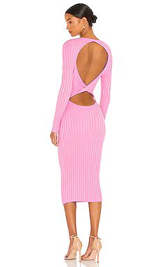 MORE TO COME Laura Open Back Dress in Pink from Revolve.com | Revolve Clothing (Global)