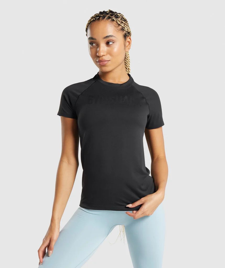 Gymshark Fit Seamless Loose T-Shirt - Black | Gymshark (Global)