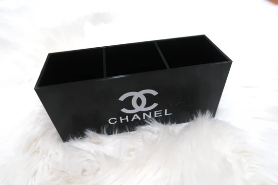 CHANEL Inspired Brush Organizer | Etsy (US)