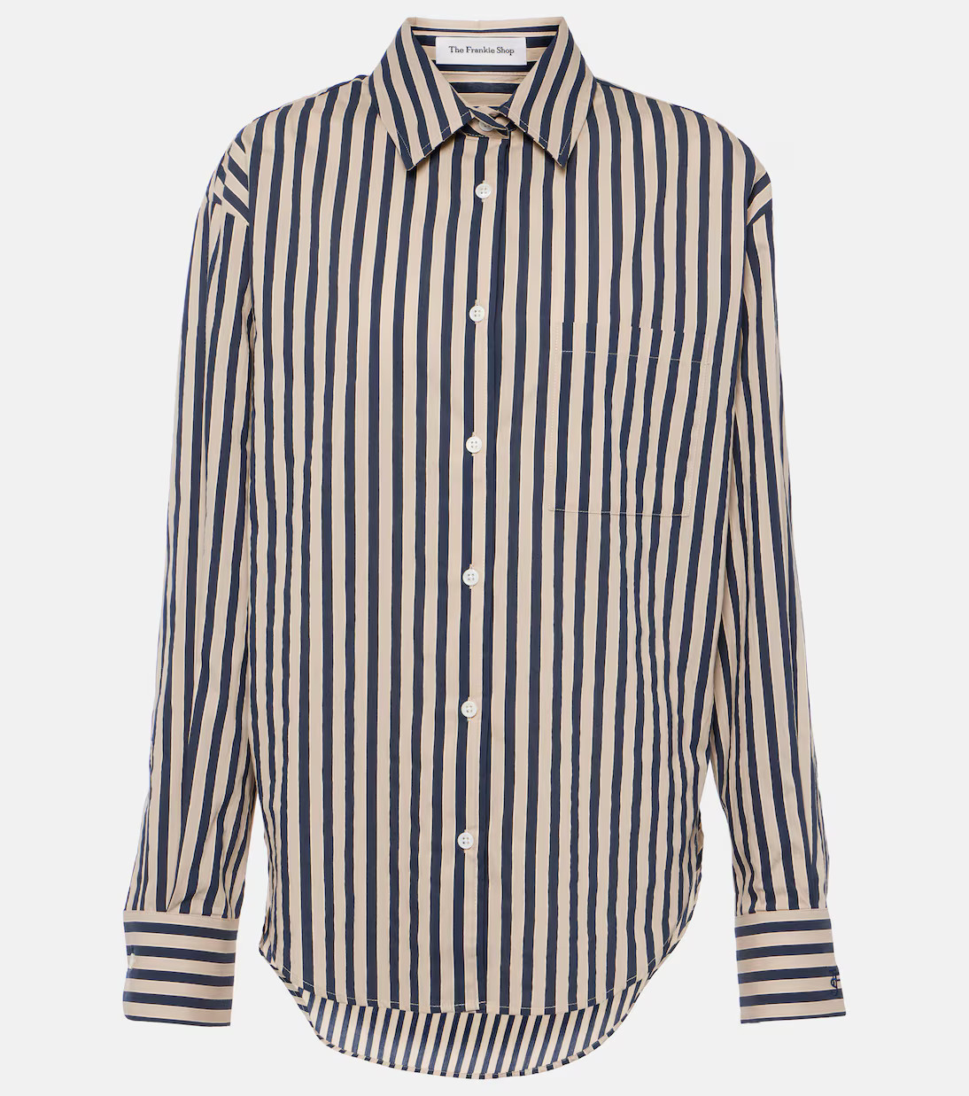 Striped cotton-blend shirt | Mytheresa (US/CA)