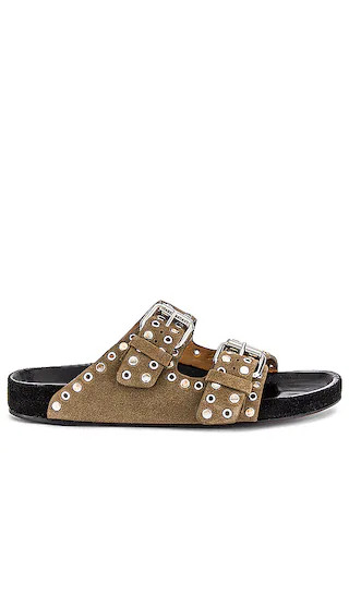 Lennyo Slide in Taupe | Revolve Clothing (Global)