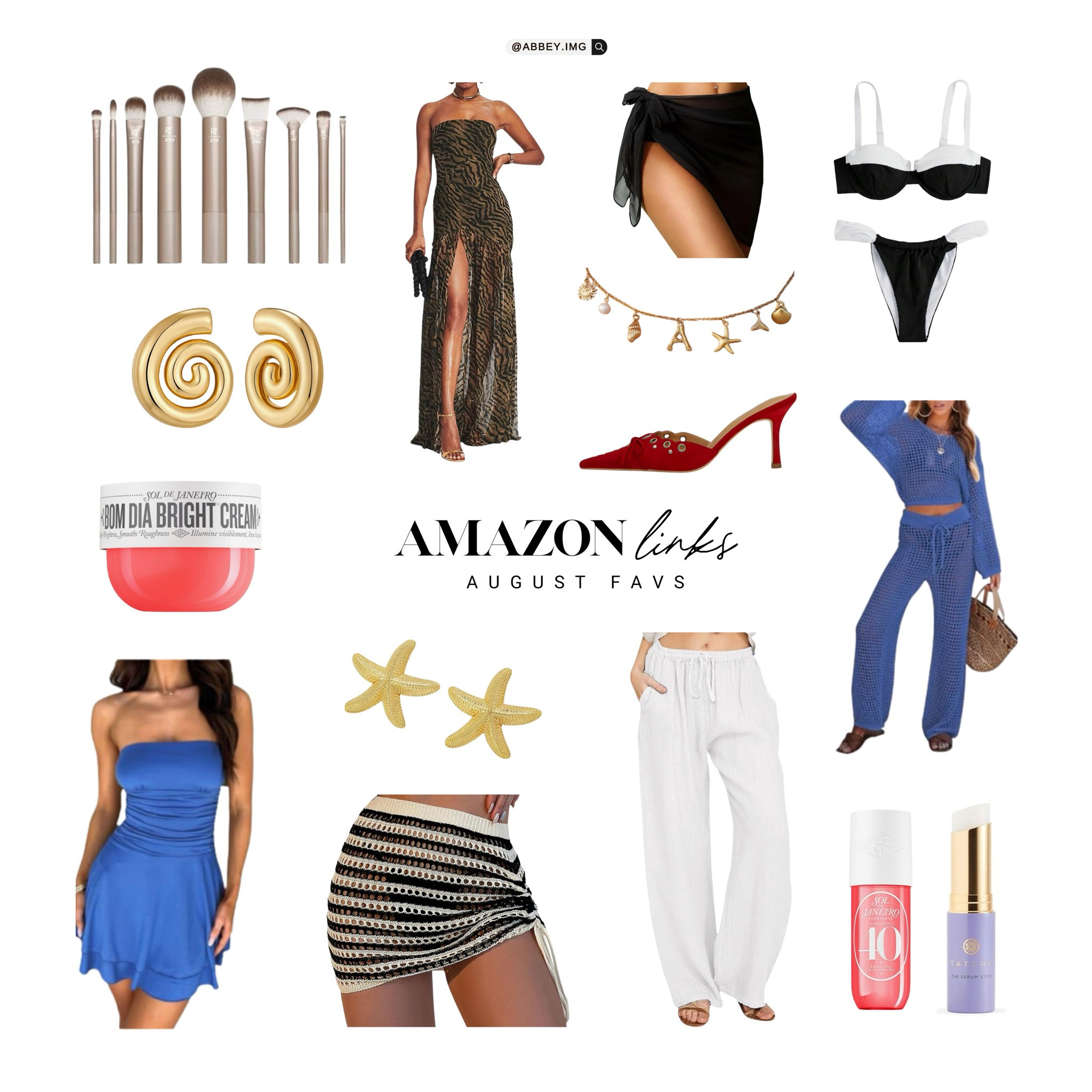 Amazon Links: August Favorites 🔗

#LTKswim #LTKfindsunder50 #LTKstyletip