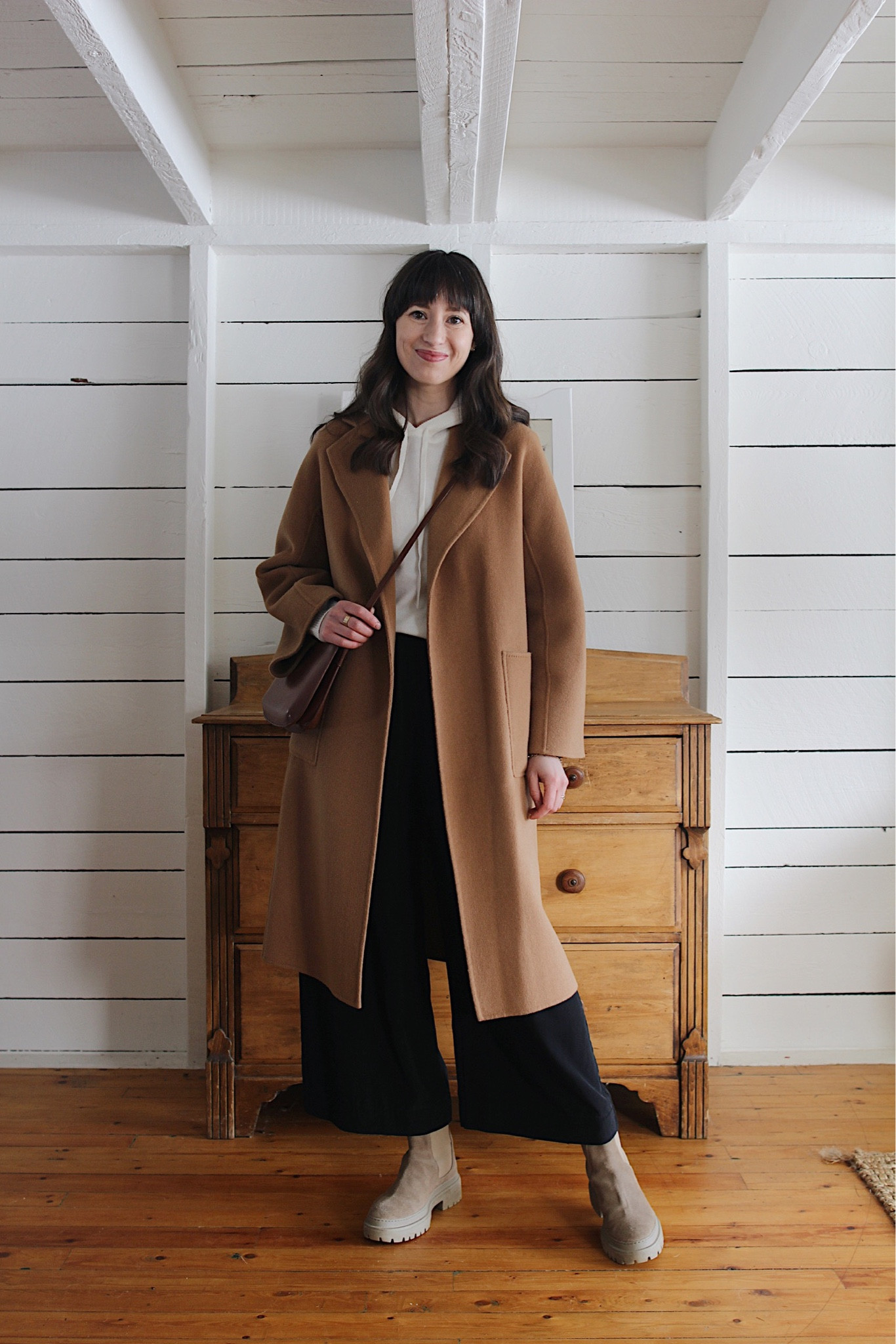 My dream Friday outfit for an almost spring day of running errands and getting a haircut!

Hoodie is super soft and fit is tts - Use STYLEBEE20 for 20% Off (direct link on the blog). 

My favourite bag is back in stock! 

Coat is by The Curated, similar for less linked and the silk pants are old so I’ve linked to a similar option.

#springoutfit #casualoutfit 

#LTKSeasonal