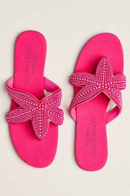 Beach by Matisse Sand Dollar Beaded Sandals | Anthropologie (US)