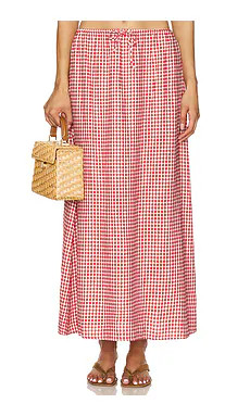 WeWoreWhat Tie Waist Skirt in Red Multi from Revolve.com | Revolve Clothing (Global)