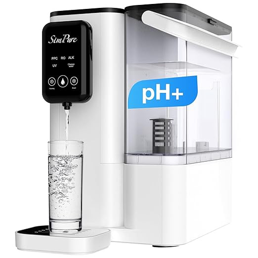 SimPure Y9A Countertop Reverse Osmosis Water Filter, Alkaline Remineralization 300 GPD 6 Stage Pu... | Amazon (US)