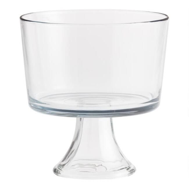 Clear Glass Trifle Serving Bowl | World Market