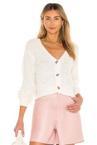John & Jenn by Line Miles Cardigan in Chalk from Revolve.com | Revolve Clothing (Global)
