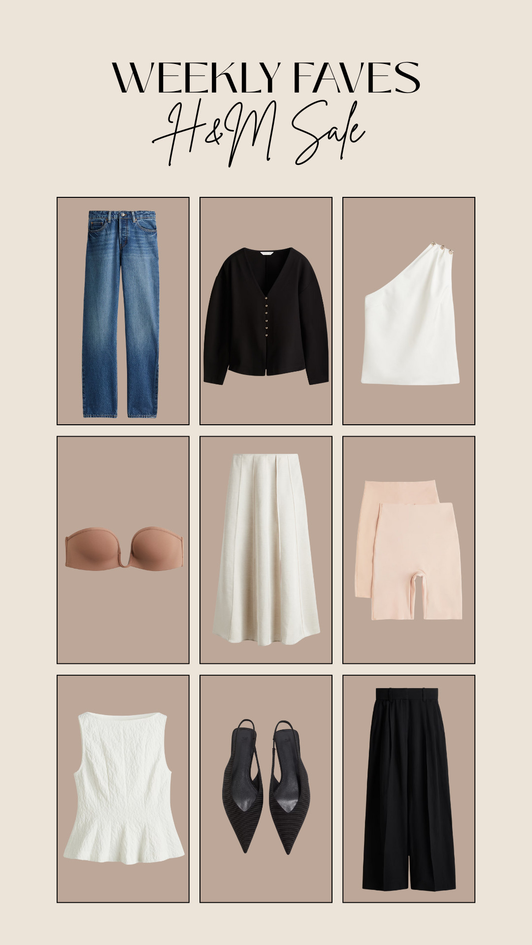 Cardigan, Trousers, Top, Maxi skirt, Jeans, H&M Sale 

 #LTKU #LTKSaleAlert