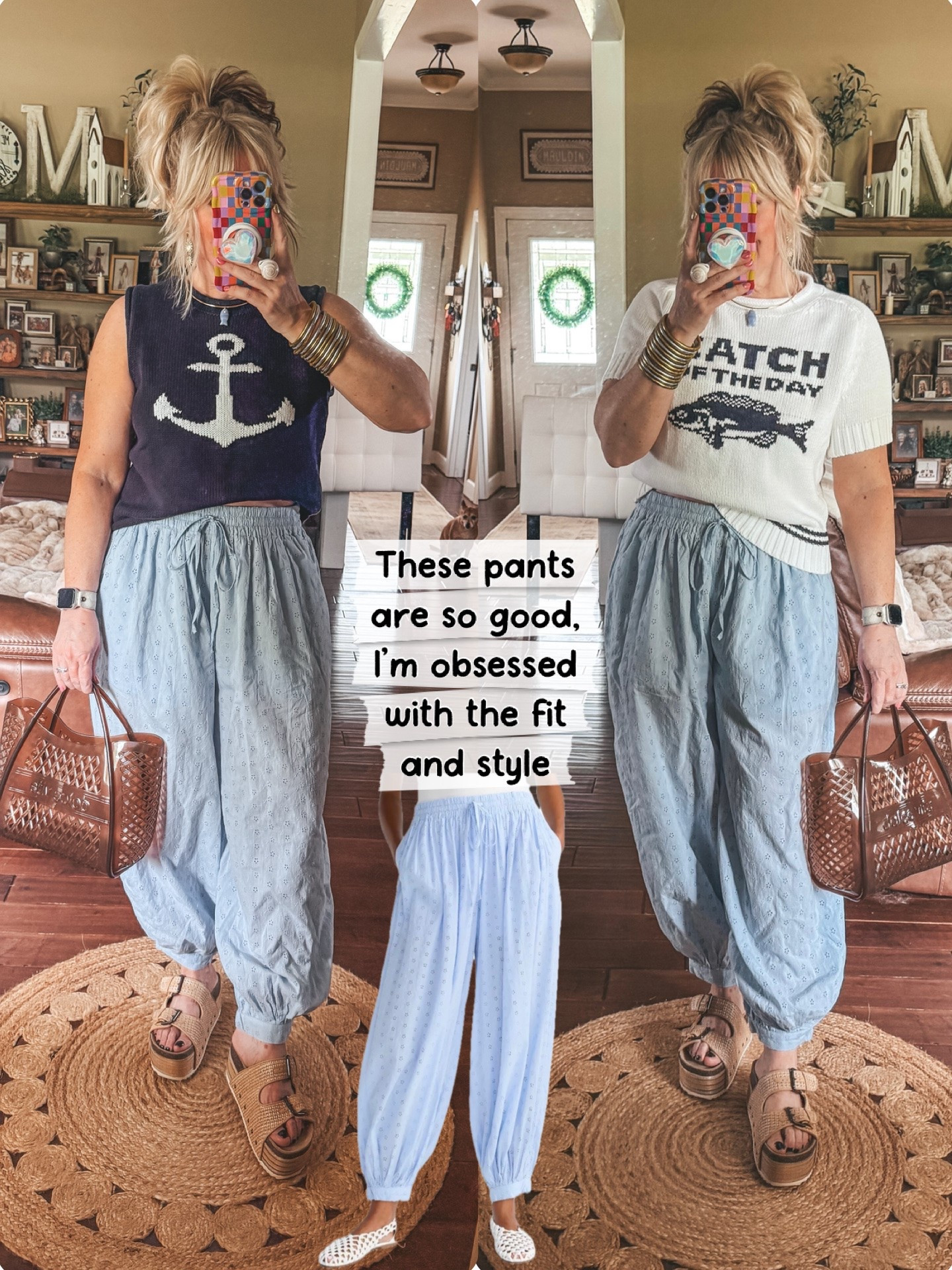 These pants are almost sold out and so CUTE! I’m in a medium. Sweaters are so a medium

#LTKootd #LTKOver40