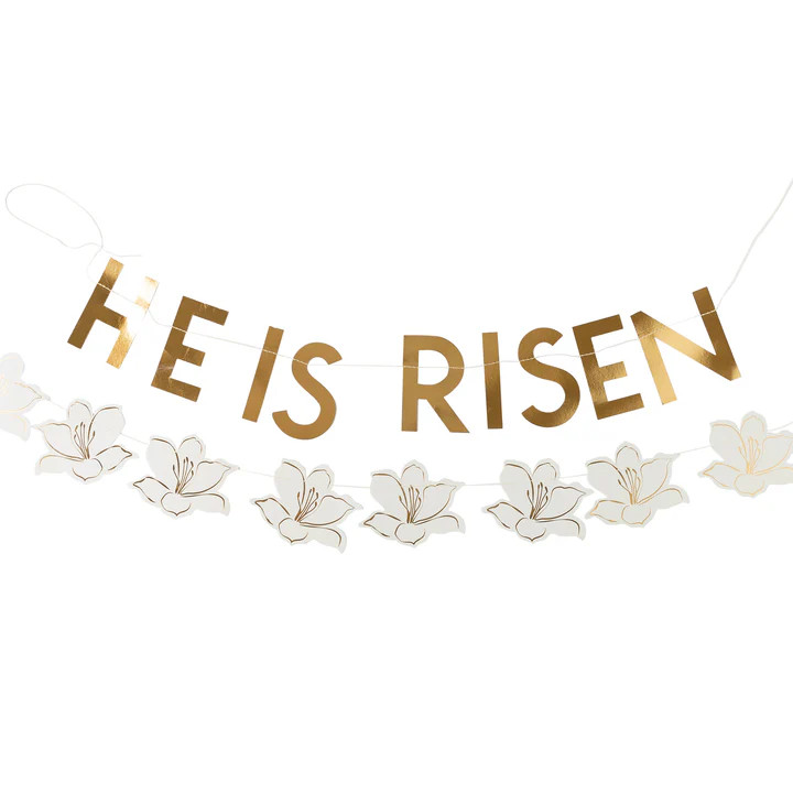 HE IS RISEN Paper Banner Set | My Mind's Eye