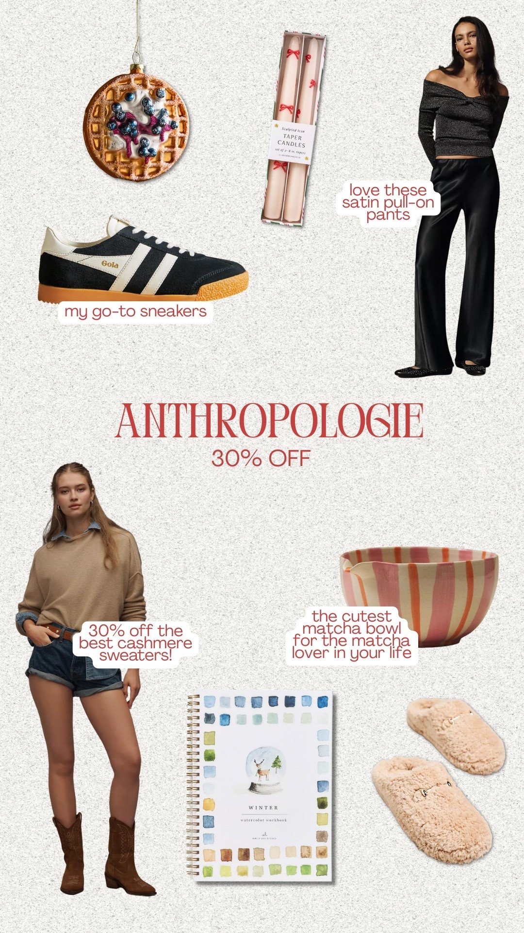 up to 30% off (a few items excluded) on #anthropologie this week! #giftideas 

#LTKHoliday #LTKCyberWeek #LTKGiftGuide