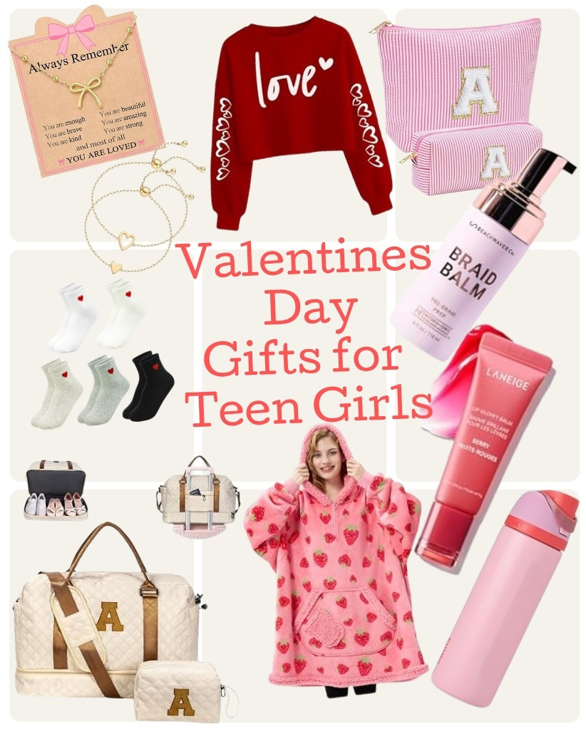 Being a mom to a teen girl, I know the struggle of finding gifts that are actually "cool." I sat down with my daughter to curate this Valentine’s Day guide, and every single item here gets her seal of approval! ✅
​From the viral initial duffel bags (perfect for dance or sleepovers) to the strawberry cozy hoodie she’ll never want to take off, these are the hits of the season.
​Whether you’re shopping for your daughter, niece, or granddaughter, these Amazon finds are guaranteed wins. 💖
​Shop everything in the link below! 👇
​ 

 #LTKunder50 #LTKgiftguide #TeenGirlStyle #MomApproved #AmazonFinds #ValentinesDay2026 #GiftIdeasforHer 

#LTKValentine #LTKmomlife #LTKSeasonal