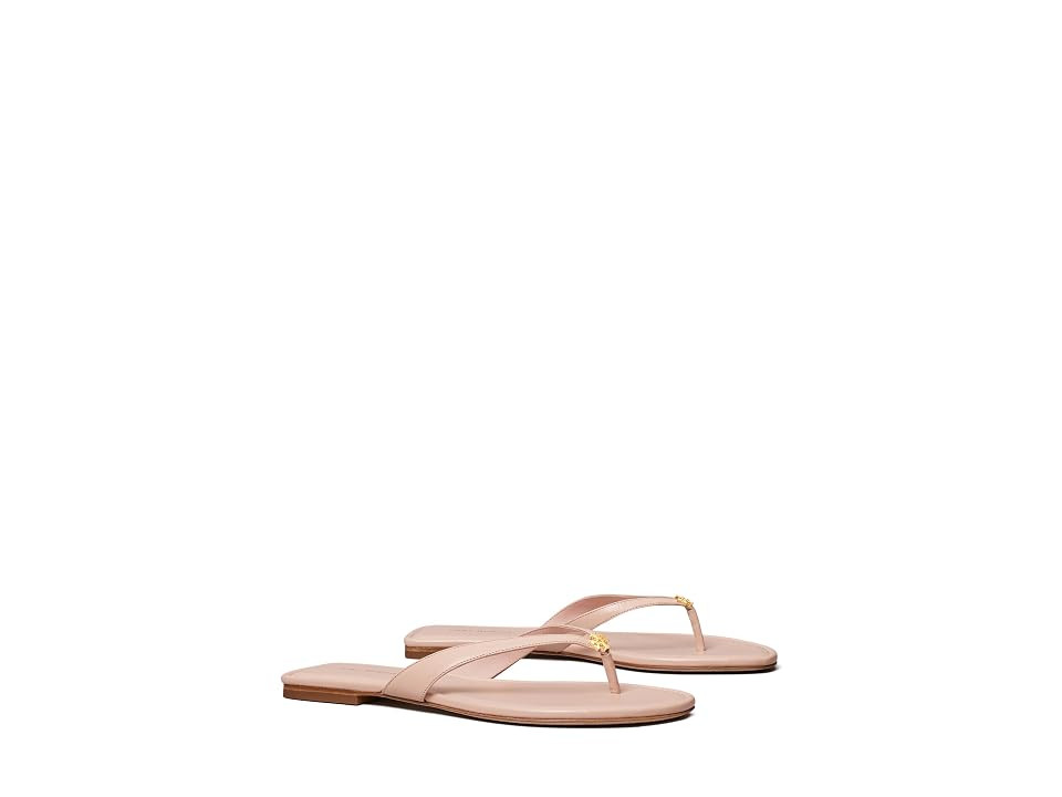 Tory Burch Classic Flip Flop Women's Sandals Shell Pink : 5.5 M, Leather | Zappos