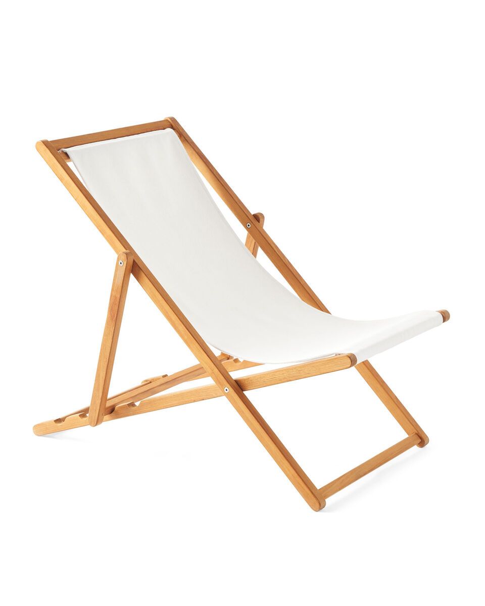 Teak Sling Chair | Serena and Lily