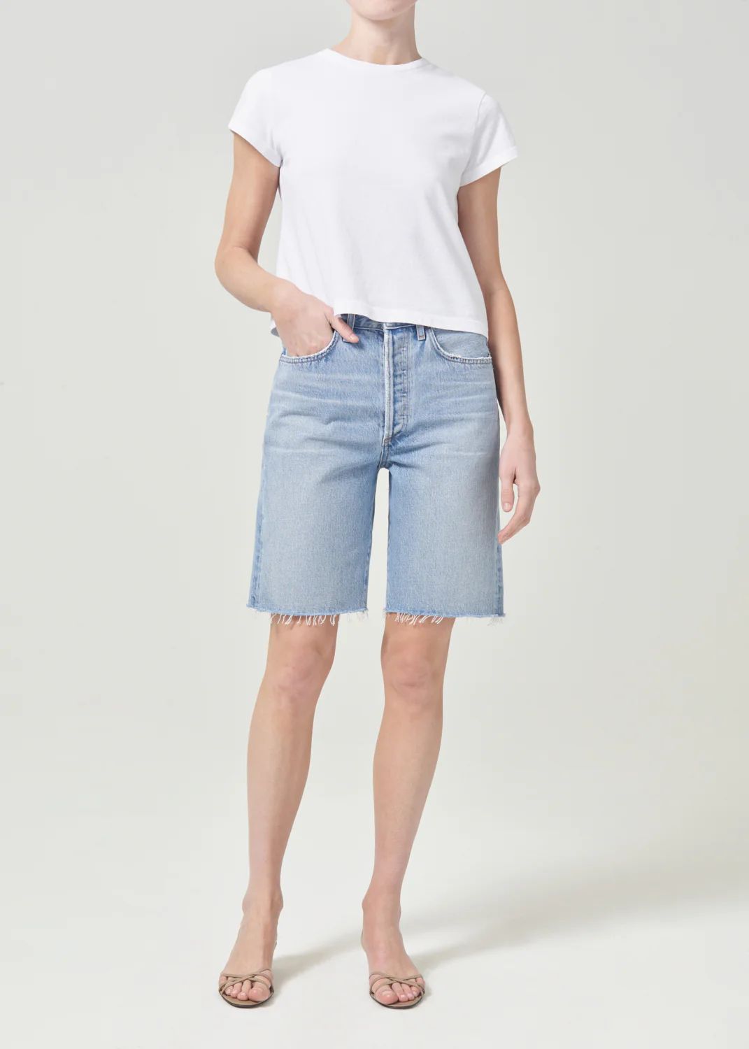 90's Mid Rise Loose Short in Riptide | AGOLDE