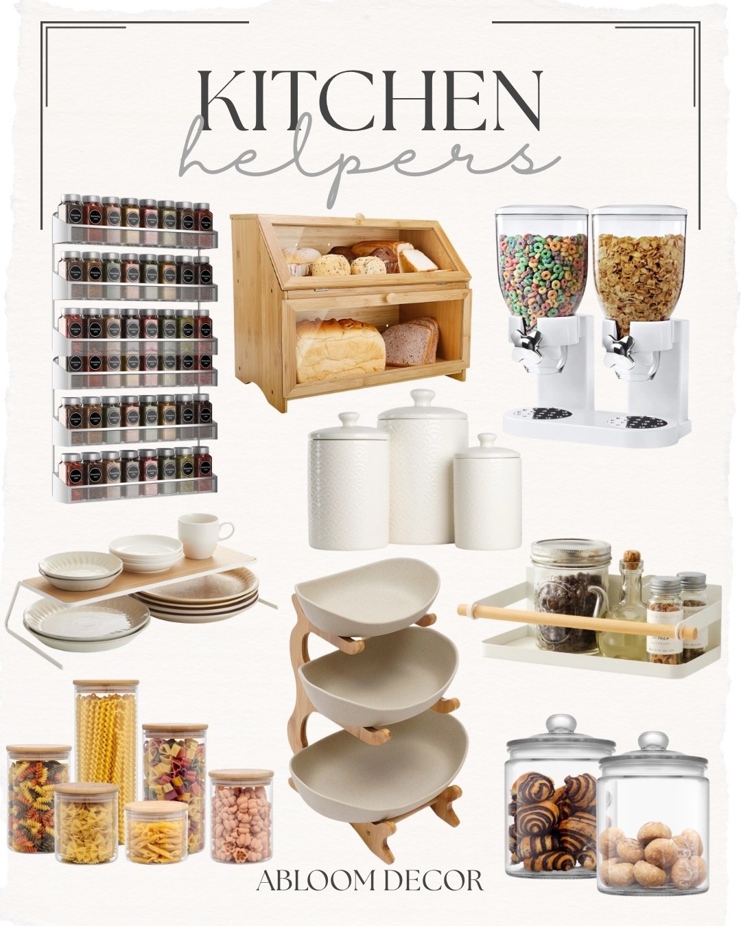 Kitchen helpers to organize, make space, and look cute in the kitchen.

#LTKfoodie #LTKHome