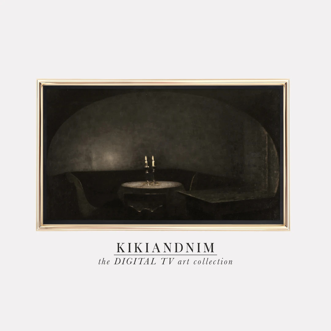 Samsung Frame Tv Art Halloween the Frame Tv Art Vintage Art for Frame Tv Halloween Tv Art Dark Ac... | Etsy (US)