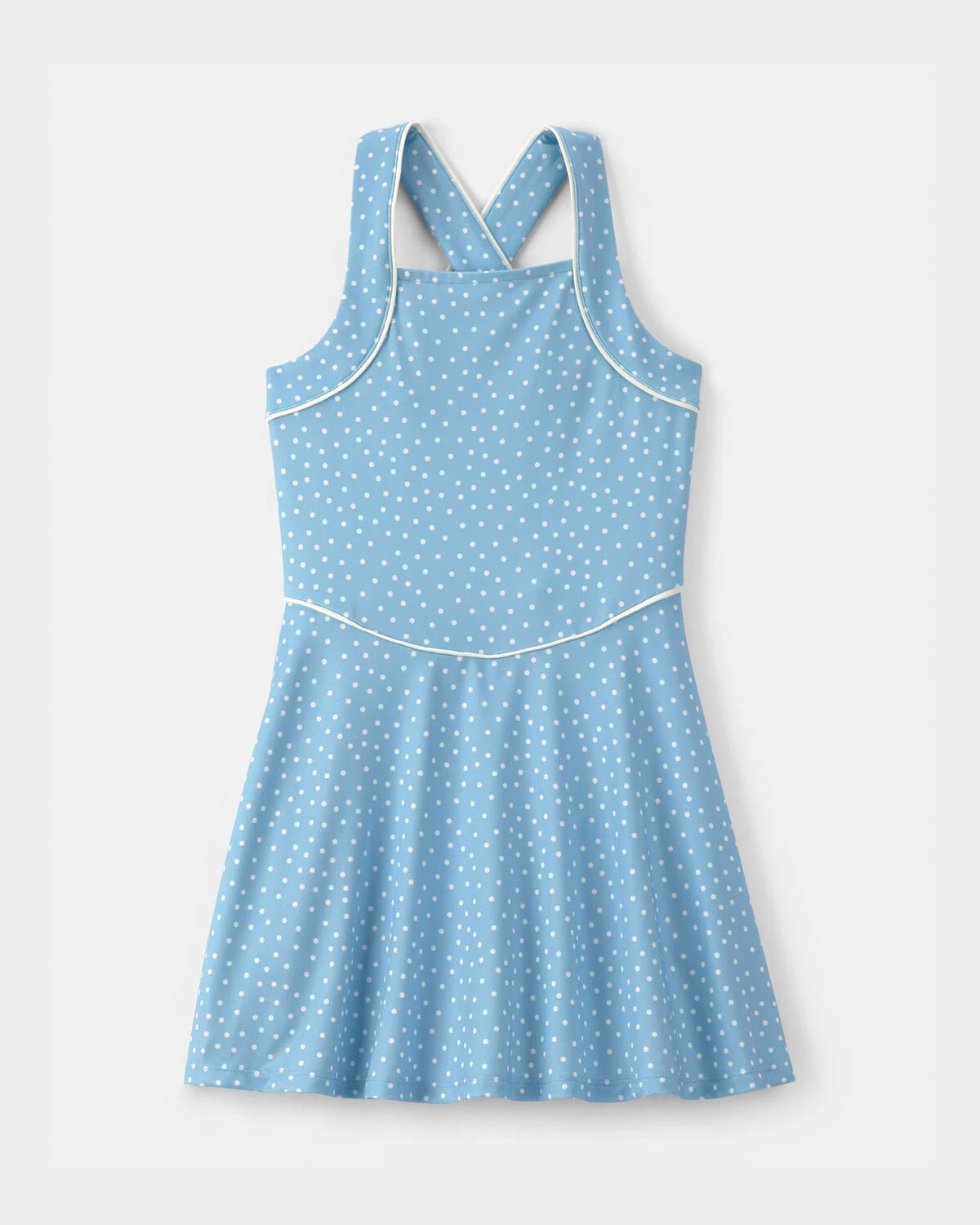 Girls Polka Dot Active Dress - Blue | Carter's Inc