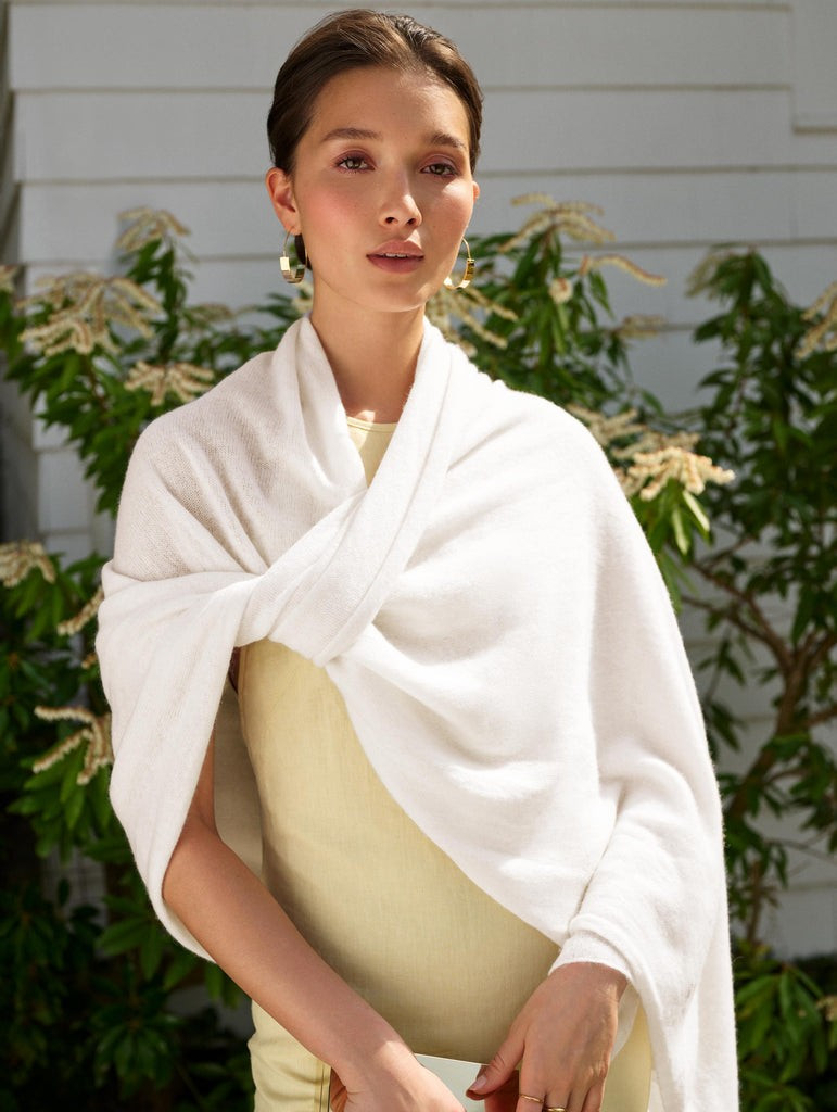 Cashmere Travel Wrap | White and Warren