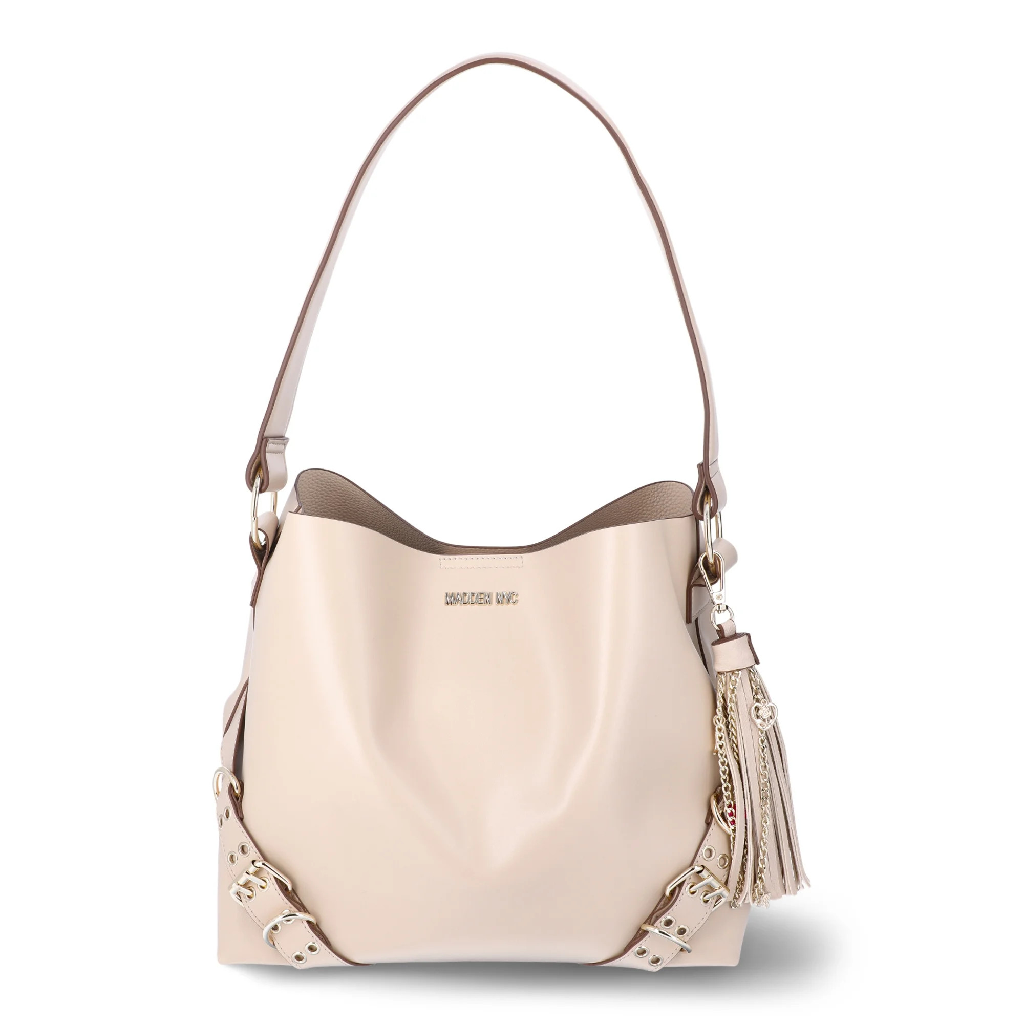 Madden NYC Women's Large Tote Handbag, Khaki | Walmart (US)
