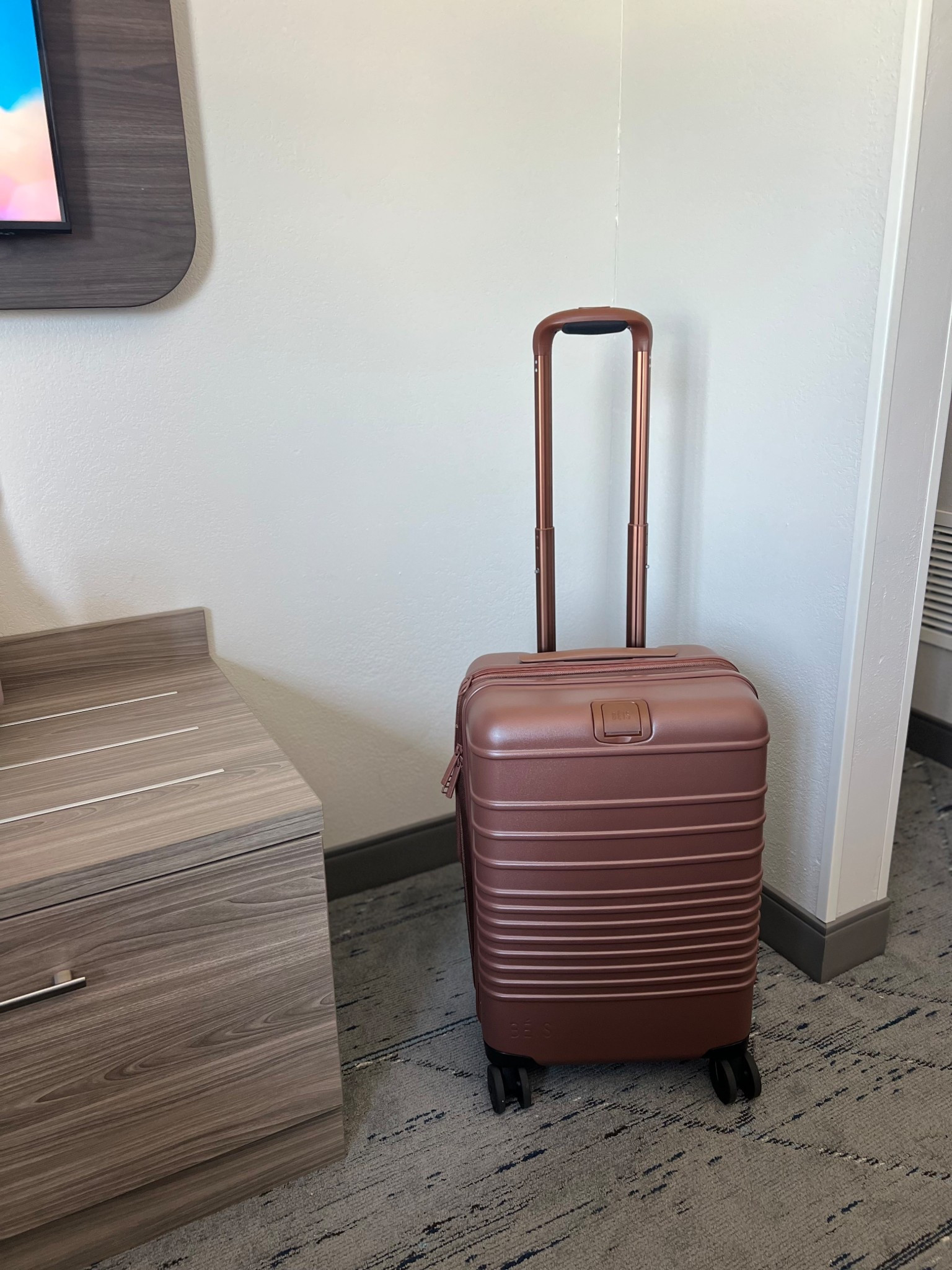 the luggage that is absolutely worth the splurge!! @beistravel The Carry-On Roller 
in Maple is everything! packed family of 3 in there for 2 days. Amazing Mother’s Day gift idea!! 

#LTKmomlife #LTKMothersDay #LTKTravel