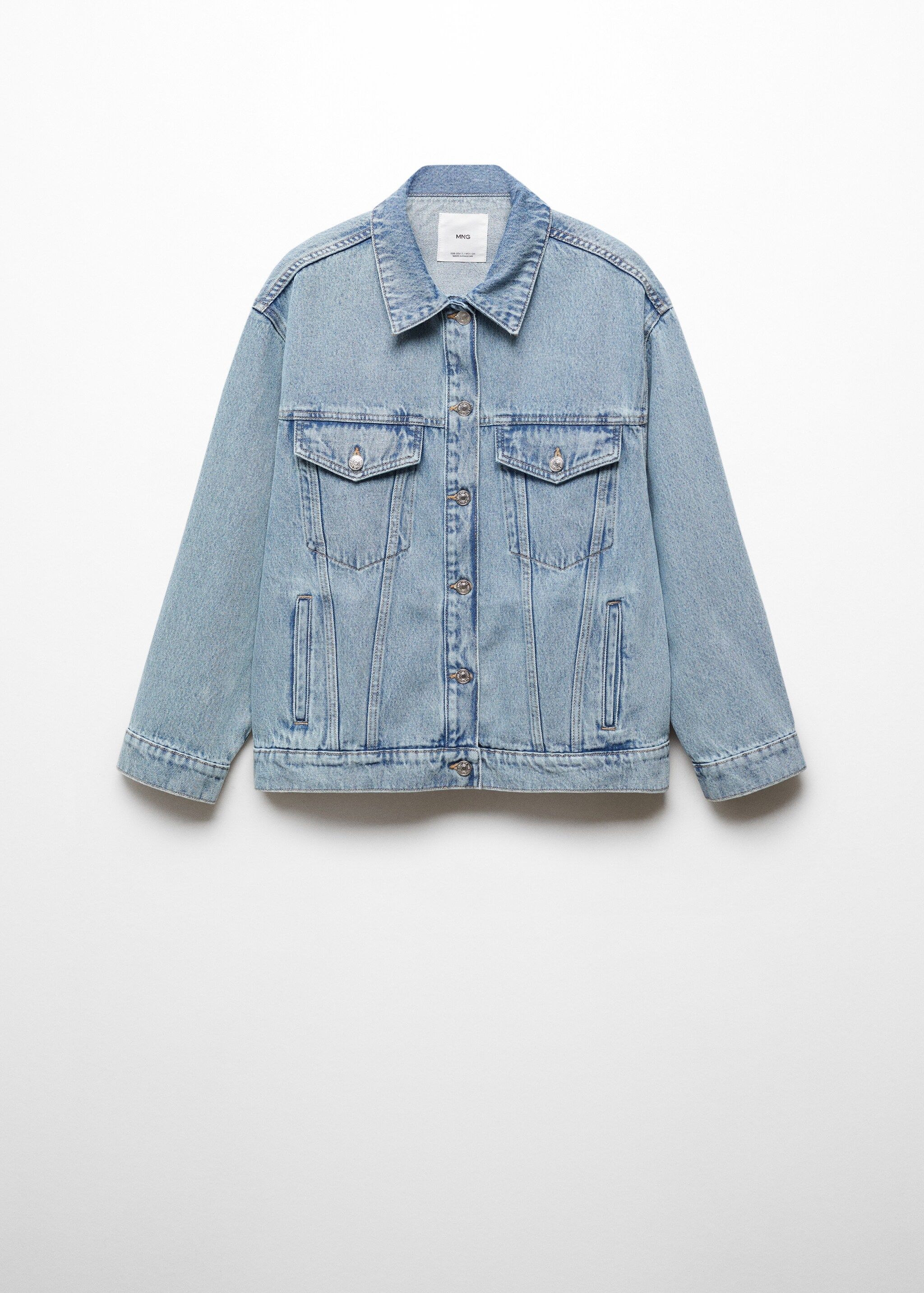 Oversize denim jacket | MANGO (US)